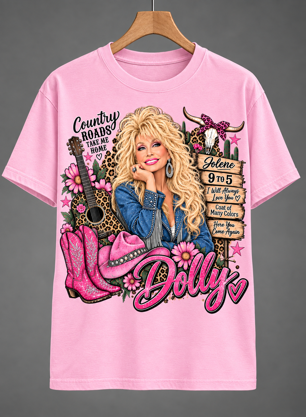 Dolly Parton Tribute Tee – A Timeless Country Music Legend Memorial Shirt